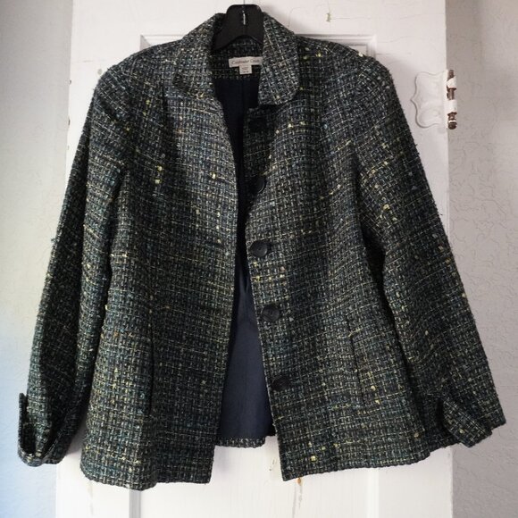 Coldwater Creek Tweed Blazer - Picture 1 of 12